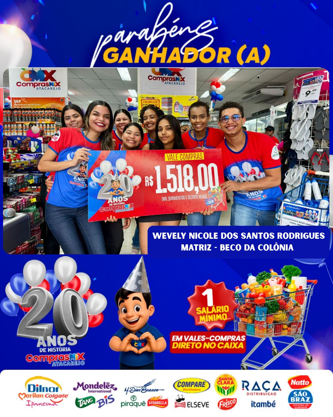 Ganhador Vale Compras