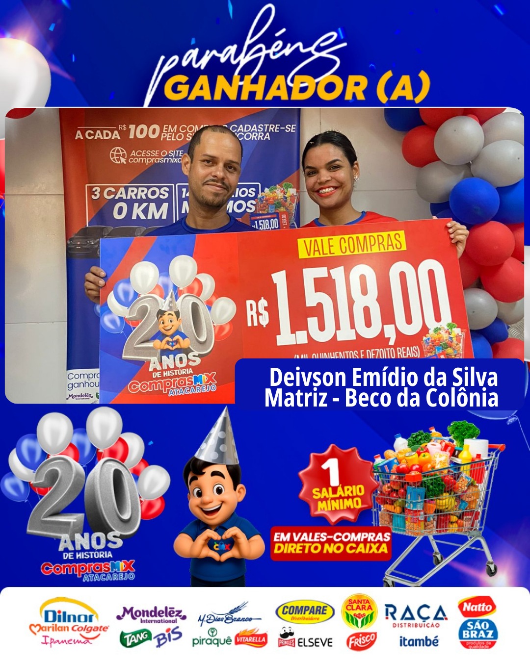 Ganhador Vale Compras